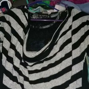 Black and grey shirt